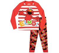 Sesame Street Pijamas para Niñas Ajuste Ceñido Elmo Rojo 2-3 Años