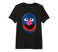 Sesame Street Real Face Grover Camiseta Premium