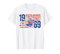 Sesame Street Red, White and Blue Group Breakout Camiseta