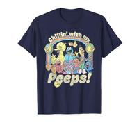 Sesame Street Retro Group Chillin' with My Peeps Camiseta