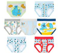 Sesame Street Ropa interior para niños con favoritos como Elmo, Cookie Monster y Big Bird en tallas 18 m, 2/3 t, 4t, Paquete de 7 Cookie Monster, 2-3 años