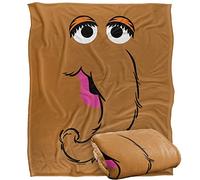 Sesame Street Snuffleupagus Face Officially Licensed Silky Touch Super Soft Throw Blanket 152 x 127 cm