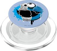 Sesame Street Split Cookie Monster PopSockets PopGrip para MagSafe