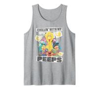 Sesame Street Stoop Group Chillin' with My Peeps Camiseta sin Mangas