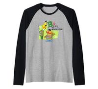 Sesame Street Street Beats B Is For Besties, Bert and Ernie Camiseta Manga Raglan