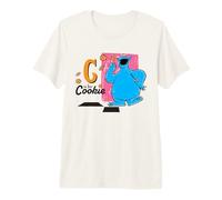 Sesame Street Street Beats C Is For Cookie Monster Camiseta Premium