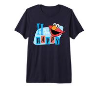 Sesame Street Street Beats H Is For Happy with Elmo Camiseta Premium
