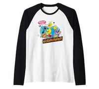 Sesame Street Street Beats Welcome To The Neighborhood Camiseta Manga Raglan