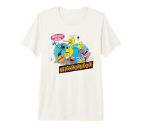 Sesame Street Street Beats Welcome To The Neighborhood Camiseta Premium