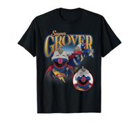 Sesame Street Super Grover Bootleg Style Camiseta
