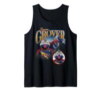 Sesame Street Super Grover Bootleg Style Camiseta sin Mangas