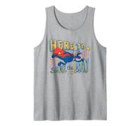 Sesame Street Super Grover Here To Save The Day Camiseta sin Mangas