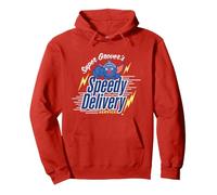 Sesame Street Super Grover Speedy Delivery Service Sudadera con Capucha