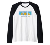 Sesame Street That's How Me Roll Cookie Monster Camiseta Manga Raglan