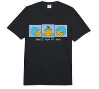 Sesame Street That's How Me Roll Cookie Monster Comfort Colors Adult Heavyweight T-Shirt