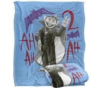 Sesame Street The Count 2 Ah Ah Ah Manta súper Suave con Tacto Sedoso - 152 x 127 cm