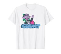 Sesame Street The Count Simple Graffiti Tag Camiseta