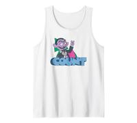 Sesame Street The Count Simple Graffiti Tag Camiseta sin Mangas