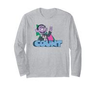 Sesame Street The Count Simple Graffiti Tag Manga Larga