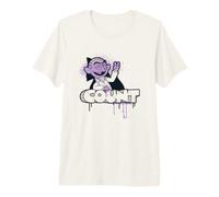 Sesame Street The Count Spray Paint Graffiti Tag Camiseta Premium