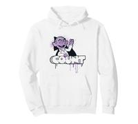 Sesame Street The Count Spray Paint Graffiti Tag Sudadera con Capucha