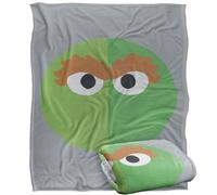 Sesame Street The Grouch Grimace Manta súper Suave con Tacto Sedoso - 152 x 127 cm