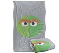 Sesame Street The Grouch Grimace Manta súper Suave con Tacto Sedoso - 91 x 147 cm