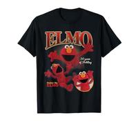Sesame Street Tickle Me Elmo Collage Bootleg Style Camiseta
