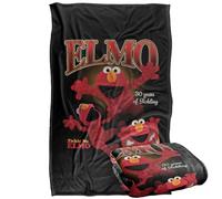 Sesame Street Tickle Me Elmo Collage Bootleg Style Manta súper Suave con Tacto Sedoso - 91 x 147 cm