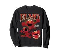 Sesame Street Tickle Me Elmo Collage Bootleg Style Sudadera