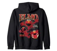 Sesame Street Tickle Me Elmo Collage Bootleg Style Sudadera con Capucha