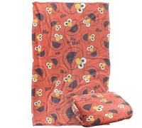 Sesame Street Tickle Me Elmo Face Repeat Manta súper Suave con Tacto Sedoso - 91 x 147 cm