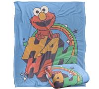 Sesame Street Tickle Me Elmo Ha Ha Ha Manta súper Suave con Tacto Sedoso - 152 x 127 cm
