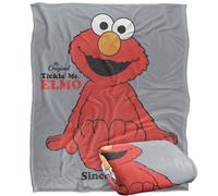 Sesame Street Tickle Me Elmo Since 1996 Manta súper Suave con Tacto Sedoso - 152 x 127 cm