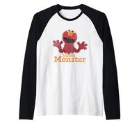 Sesame Street Tickle Me Elmo Tickle Monster Camiseta Manga Raglan
