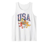 Sesame Street USA Elmo, Zoe, Bert and Ernie Soccer Team Camiseta sin Mangas