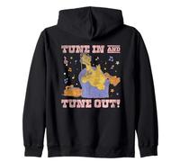 Sesame Street Vintage Big Bird, Tune In and Tune out Sudadera con Capucha