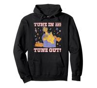 Sesame Street Vintage Big Bird, Tune In and Tune out Sudadera con Capucha