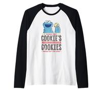 Sesame Street Vintage Cookie Monster Fresh out of The Oven Camiseta Manga Raglan