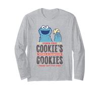 Sesame Street Vintage Cookie Monster Fresh out of The Oven Manga Larga