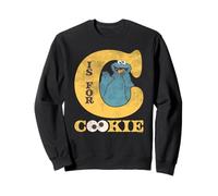 Sesame Street Vintage Heart C Is For Cookie Monster Sudadera