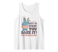 Sesame Street Vintage Heart Cookie Life Is What You Bake It Camiseta sin Mangas