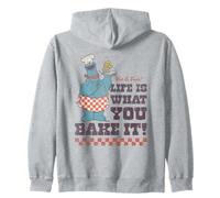 Sesame Street Vintage Heart Cookie Life Is What You Bake It Sudadera con Capucha