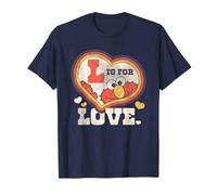 Sesame Street Vintage Heart Elmo, L Is For Love Camiseta