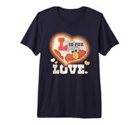 Sesame Street Vintage Heart Elmo, L Is For Love Camiseta Premium