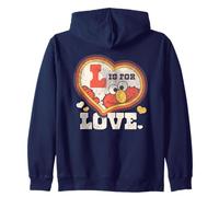 Sesame Street Vintage Heart Elmo, L Is For Love Sudadera con Capucha