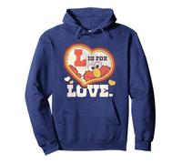 Sesame Street Vintage Heart Elmo, L Is For Love Sudadera con Capucha