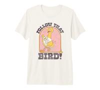 Sesame Street Vintage Heart, Follow That Big Bird Camiseta Premium