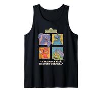 Sesame Street Vintage Heart, Friendly Face On Every Corner Camiseta sin Mangas