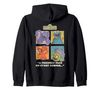 Sesame Street Vintage Heart, Friendly Face On Every Corner Sudadera con Capucha